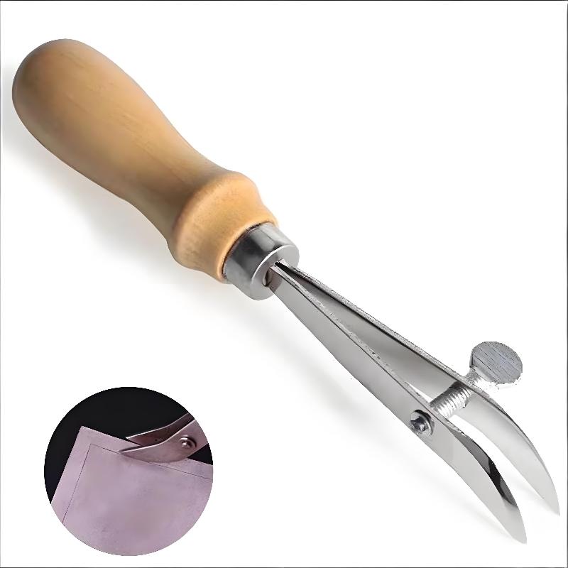 *調整可能な革縁溝切り器、革細工用溝切り工具、DIY革細工用 - Groover Stitching Tool のレビューと価格