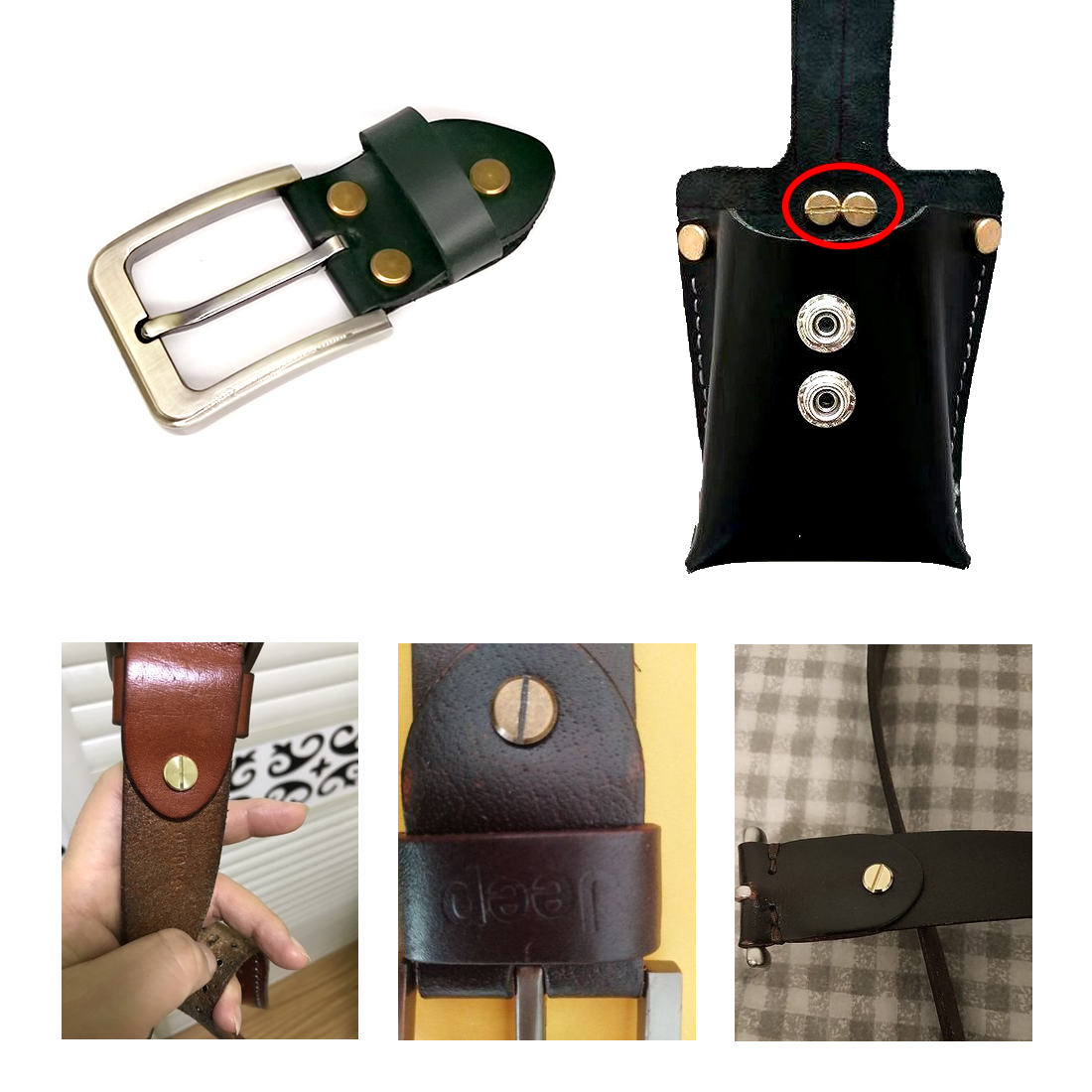 10 個レザークラフトシカゴネジ固体丸頭ネイルスタッドリベッ - Rivet Setter Tool のレビューと価格