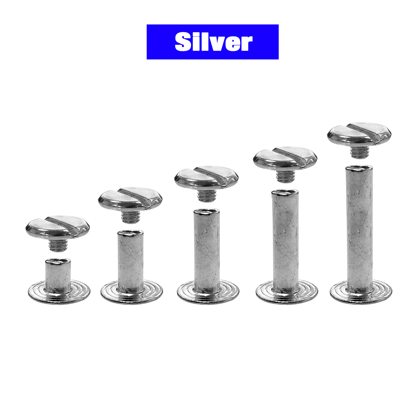 10 個レザークラフトシカゴネジ固体丸頭ネイルスタッドリベッ - Rivet Setter Tool のレビューと価格