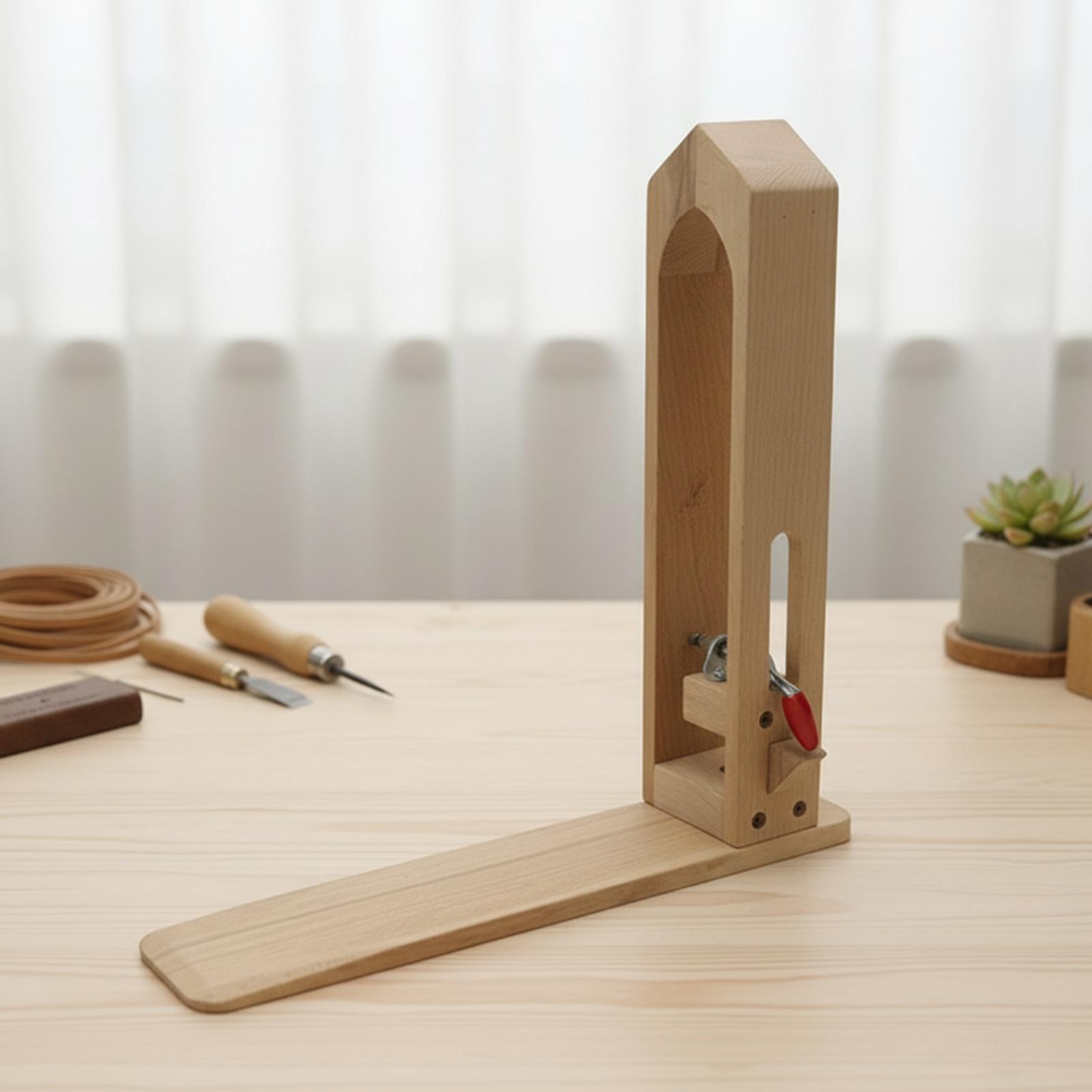 ブナ材製の革縫い用クランプ、ステッチ固定具、手作業による革細 - Leatherwork Hand Press のレビューと価格