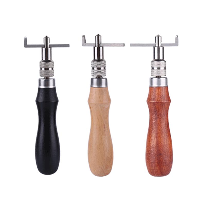 調整可能な革縁縫い用溝切り器、革細工用溝切り、DIYツール、 - Groover Stitching Tool のレビューと価格