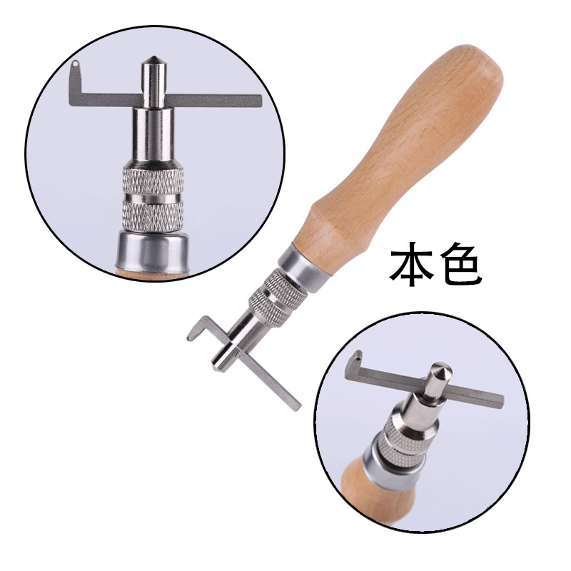 調整可能な革縁縫い用溝切り器、革細工用溝切り、DIYツール、 - Groover Stitching Tool のレビューと価格