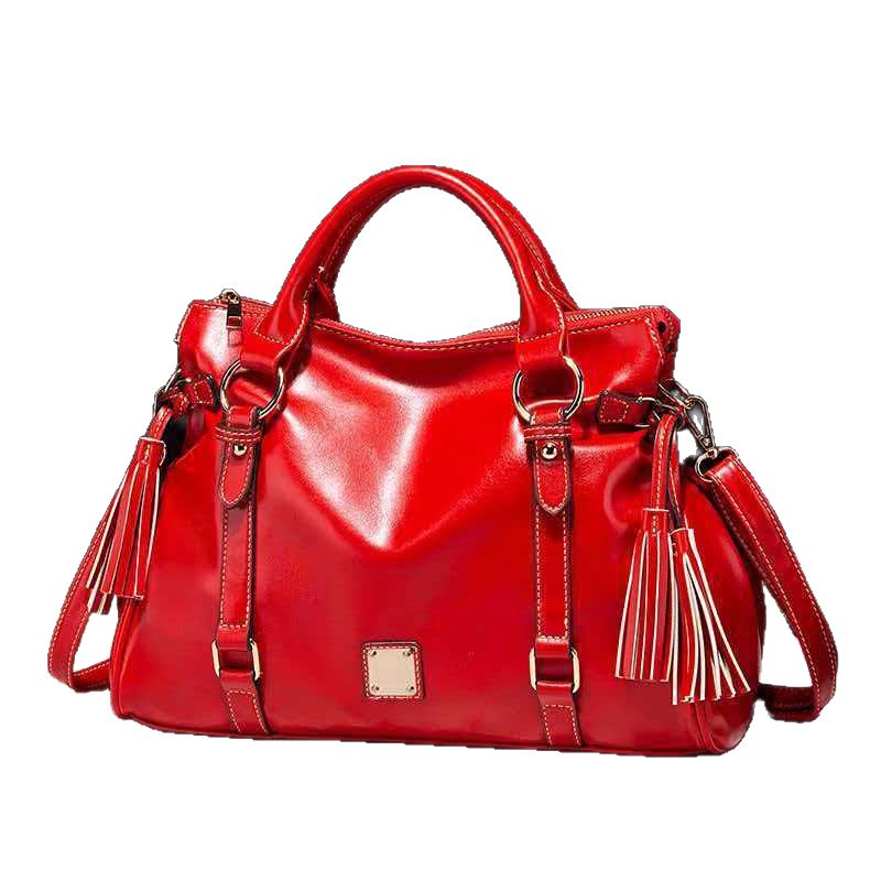 レトロなソフトレザーの女性の大容量トートバッグ高級デザイナー - Leatherwork Designs のレビューと価格