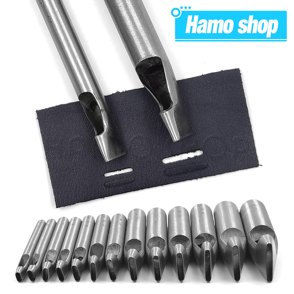 2mm/3mm幅の革用オーバル型穴あけパンチ、革工具、スチー - Rivet Setter Tool のレビューと価格